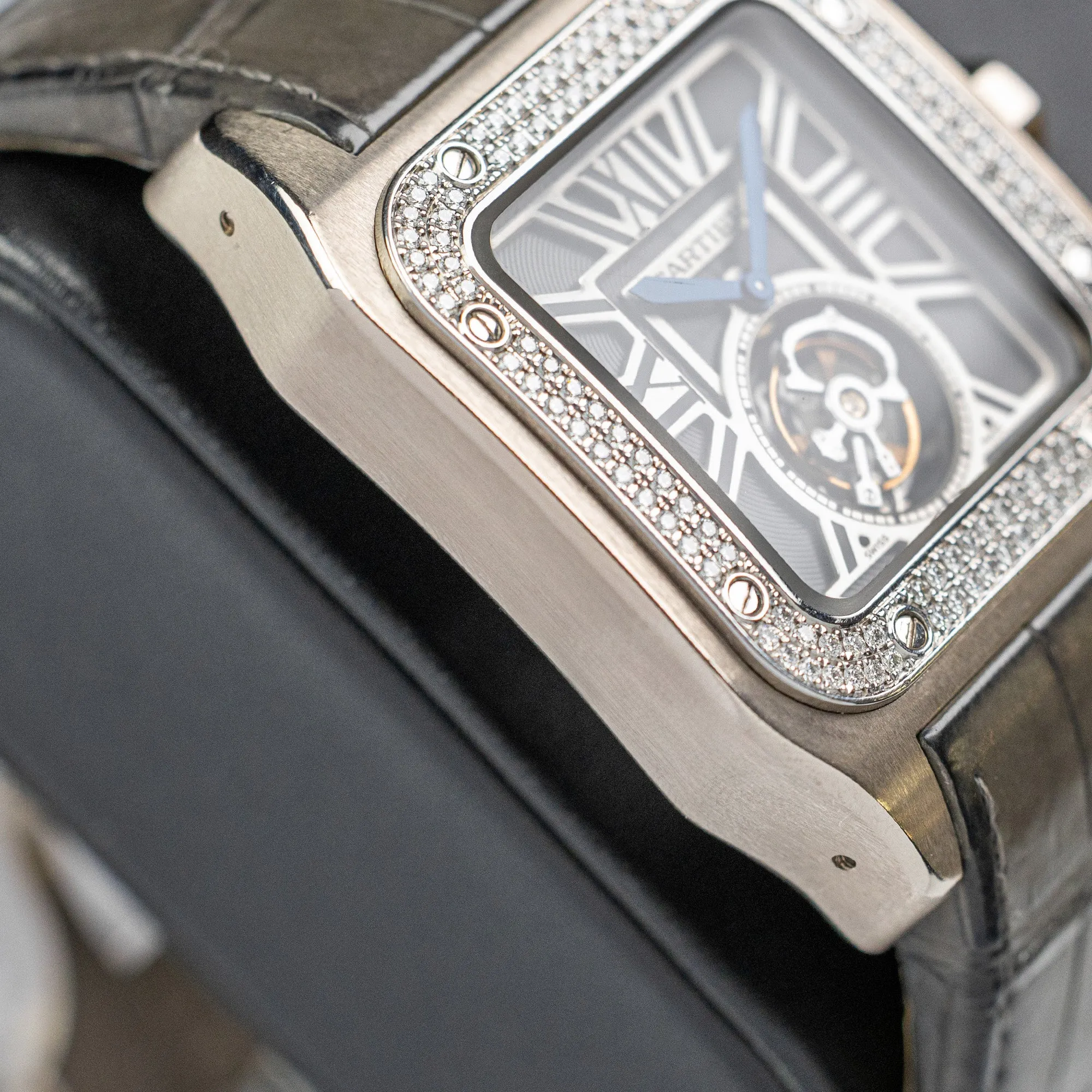 Cartier Santos 100 Flying Tourbillon W2020017