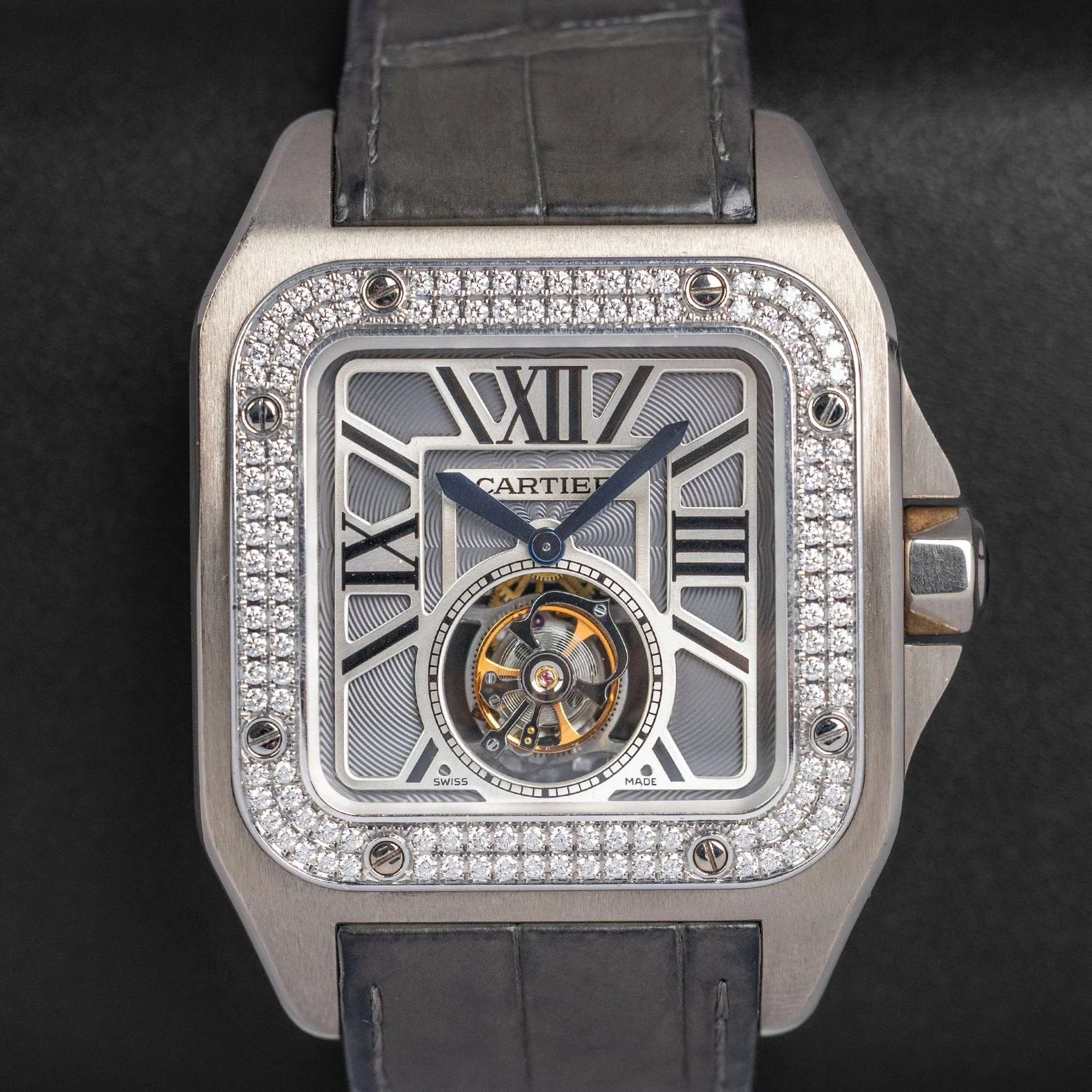 Cartier Santos 100 Flying Tourbillon W2020017