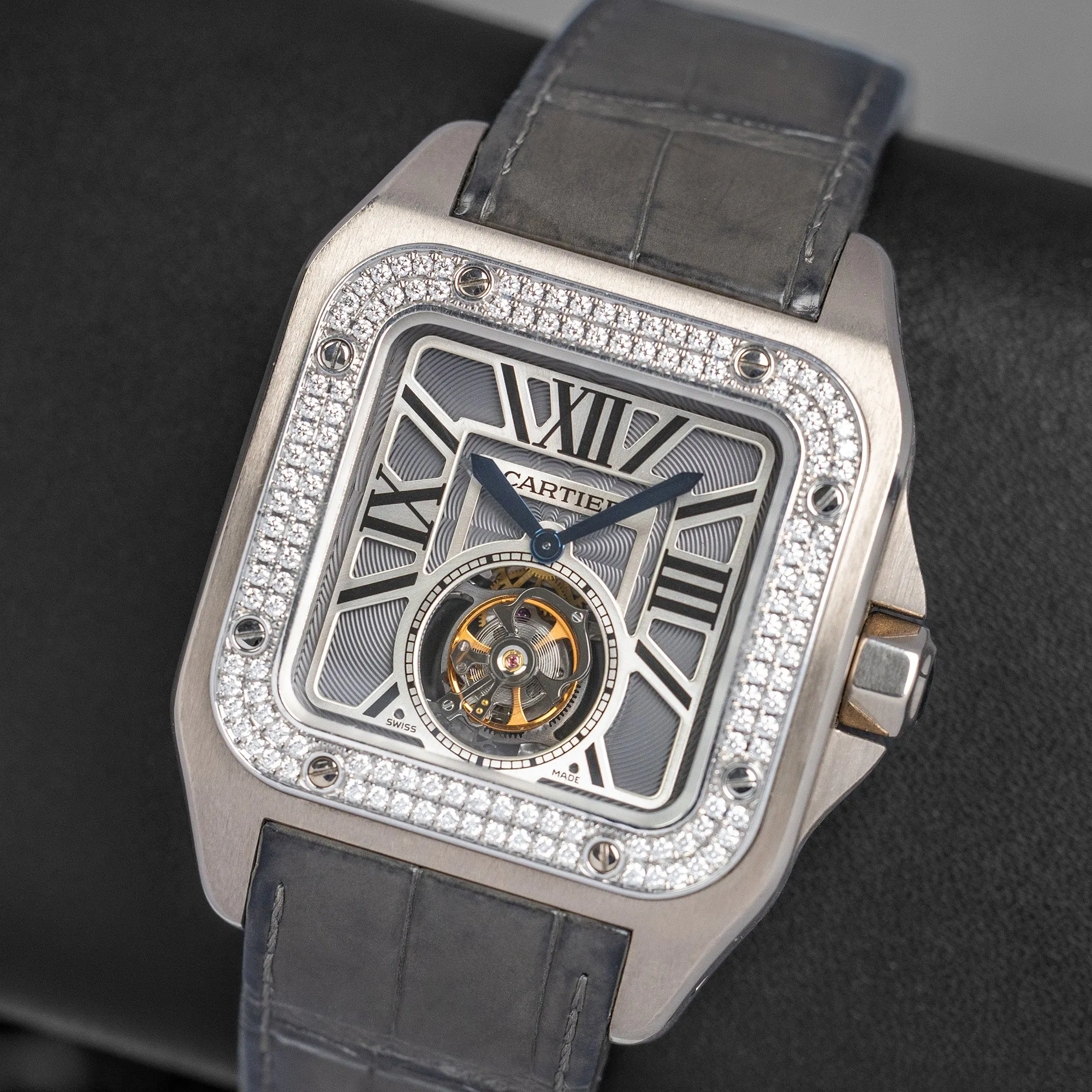 Cartier Santos 100 Flying Tourbillon W2020017