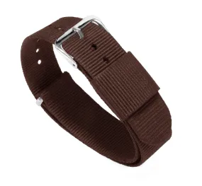 Chocolate Brown | Nylon NATO® Style by Barton Watch Bands