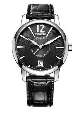 Chopard L.U.C. Classic Twin Automatic Black Dial Men's Watch 161880-1001