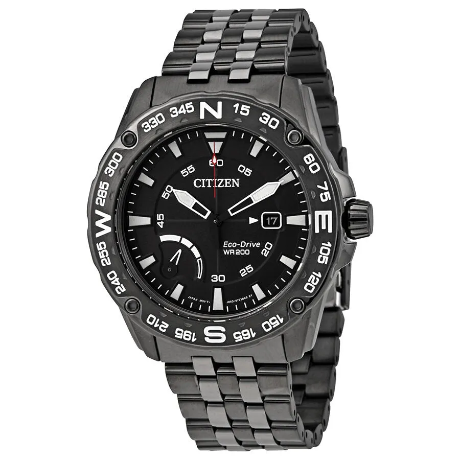 Citizen PRT Dark Grey Dial Men's Compass Watch AW7047-54H