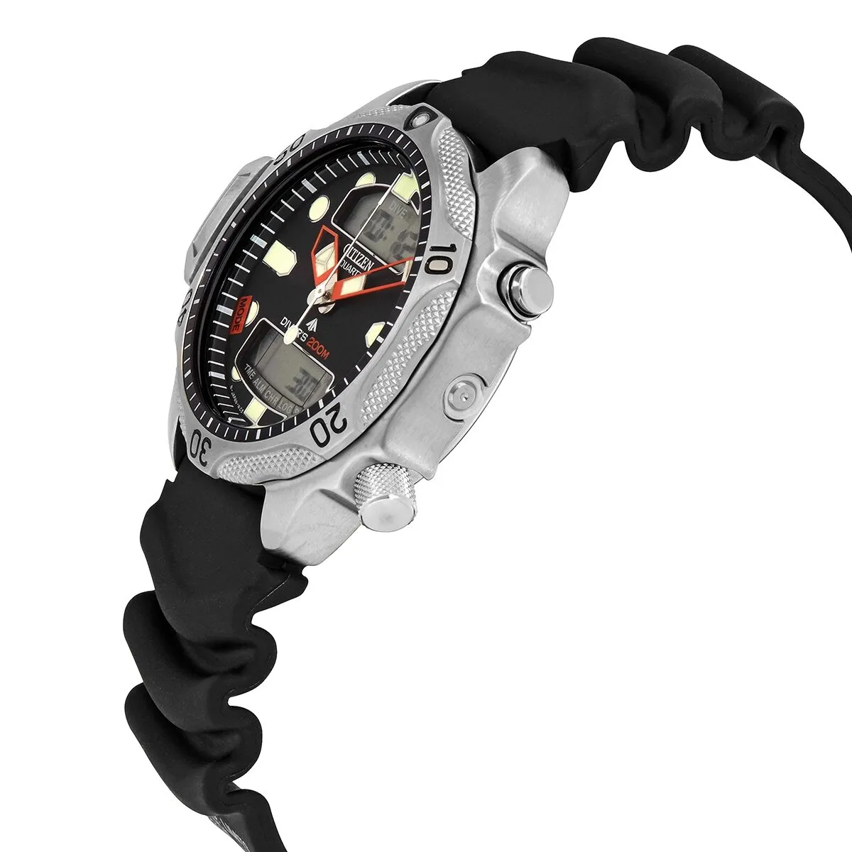 CitizenAqualand Diver Depth Meter Promaster Black Dial Men's Watch JP1010-00E