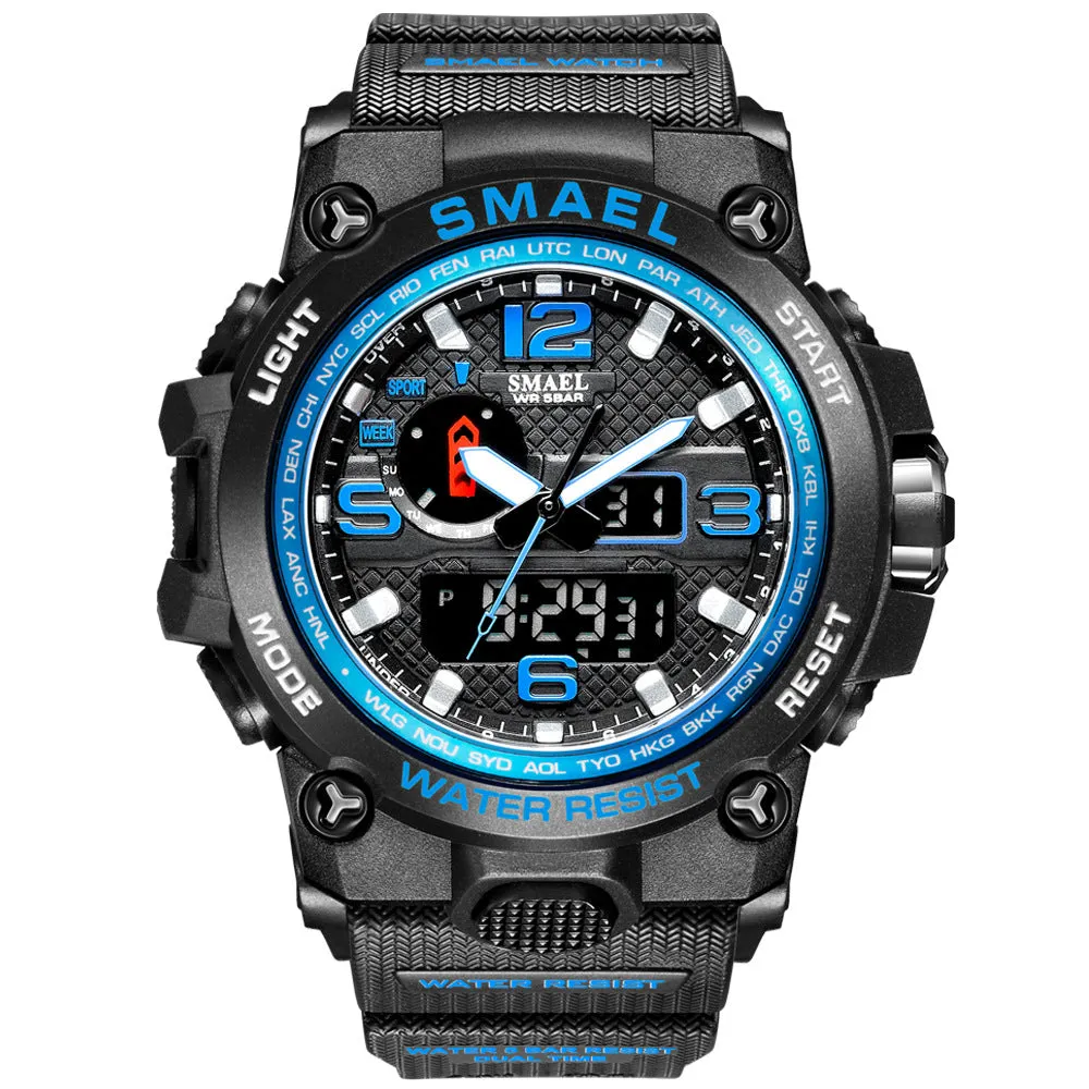 Color Men's Anti-fall Luminous Alarm Clock Sports Watch