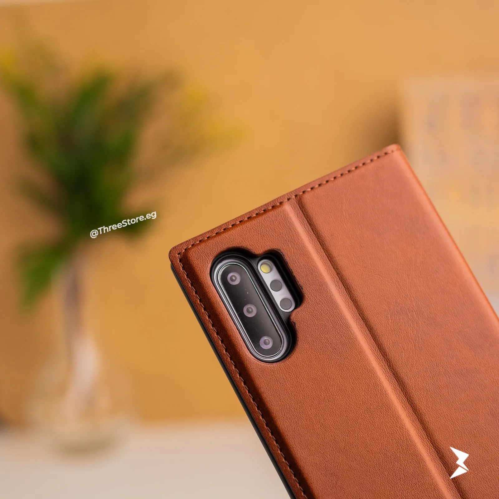 Cradle Flip Leather Case Samsung Note 10 Plus