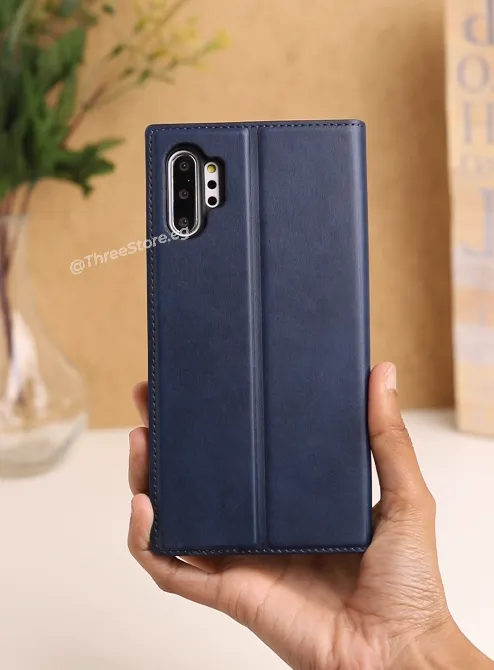 Cradle Flip Leather Case Samsung Note 10 Plus