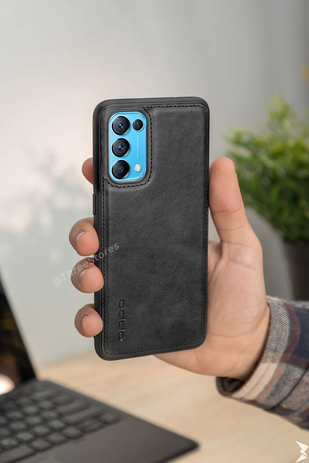 Cradle Leather Case Oppo Reno 5