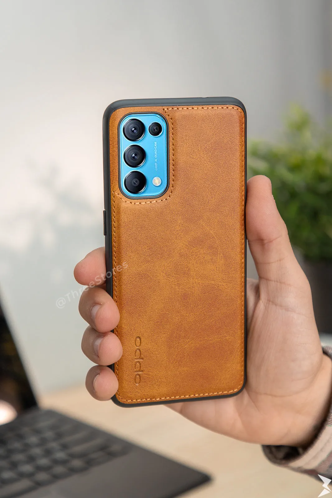 Cradle Leather Case Oppo Reno 5