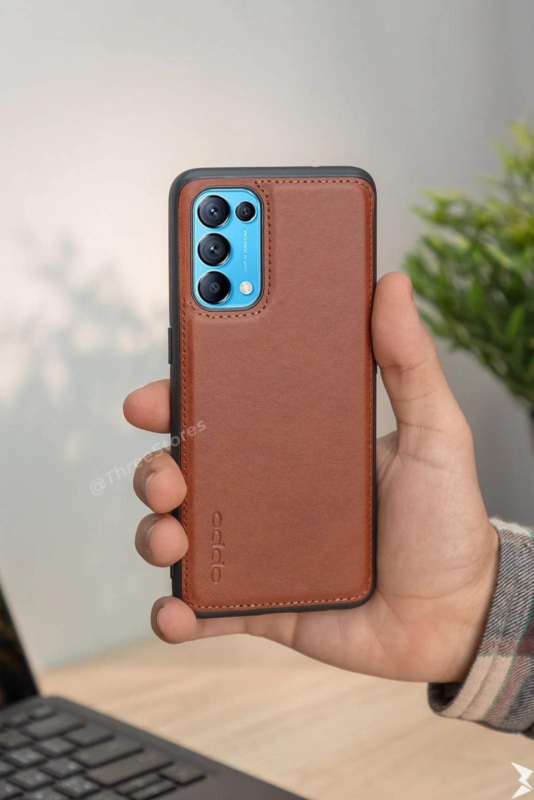 Cradle Leather Case Oppo Reno 5