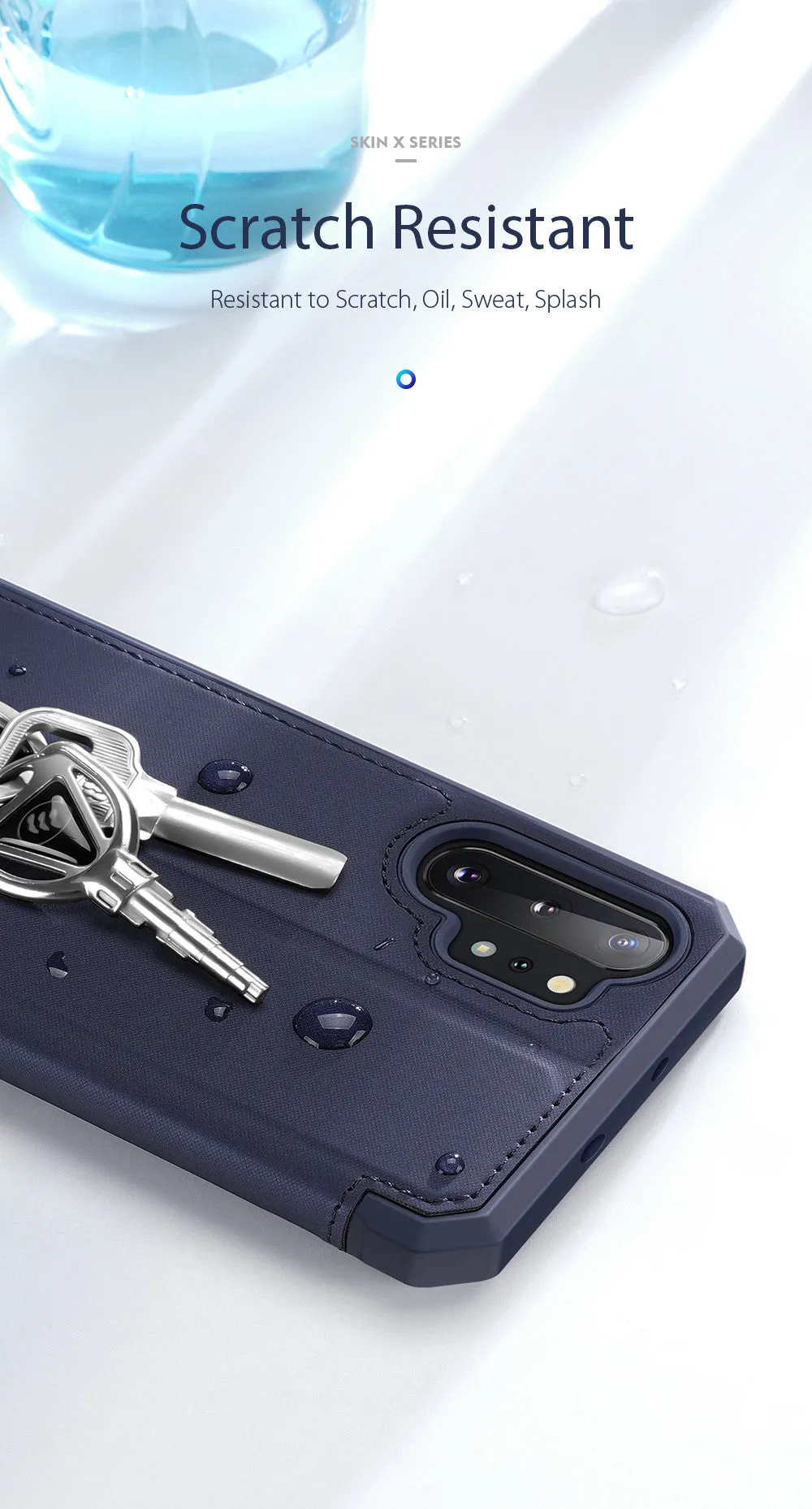 Dux Skin X Series Magnetic Flip Case Samsung Note 10 Plus