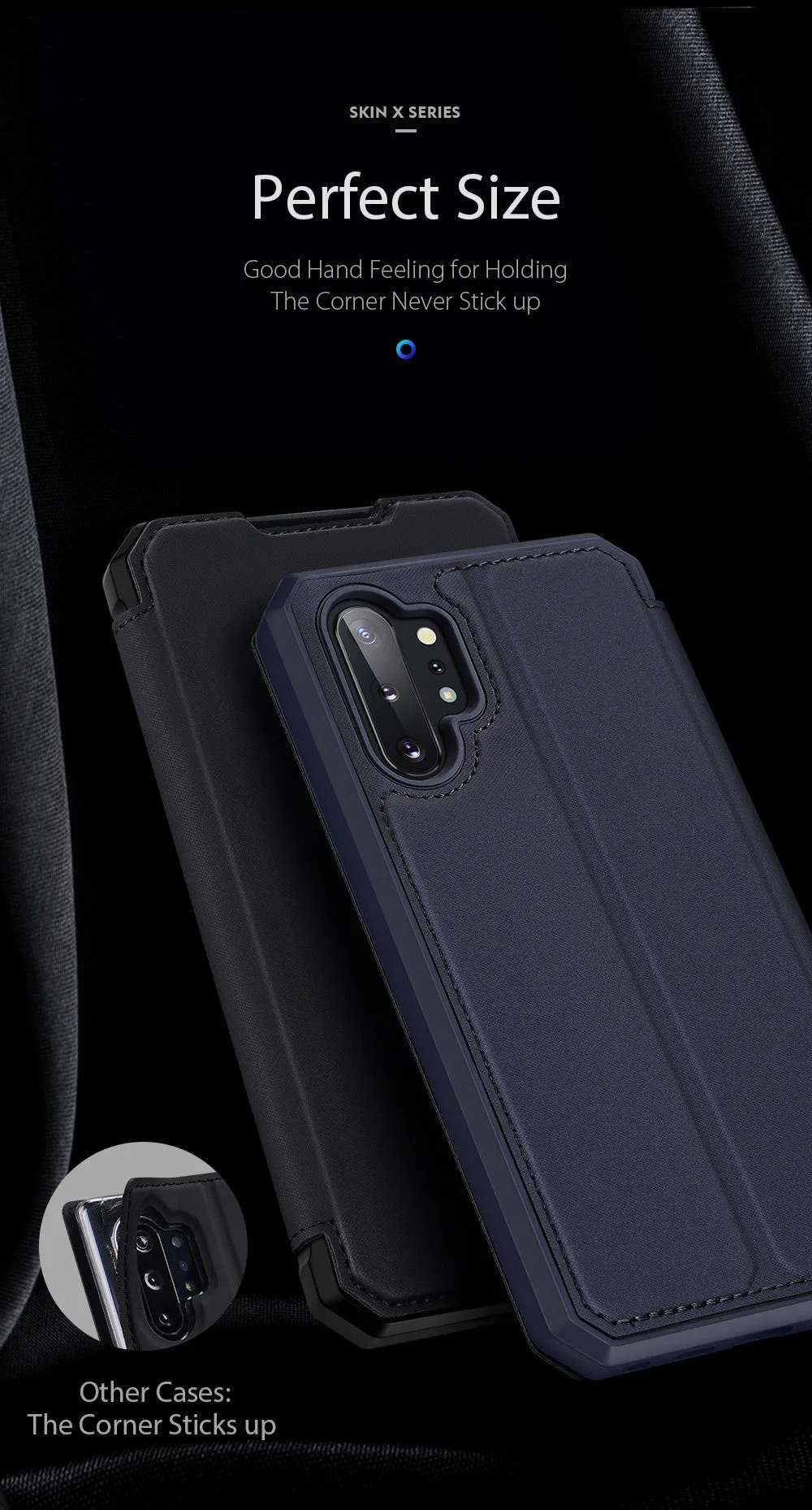 Dux Skin X Series Magnetic Flip Case Samsung Note 10 Plus