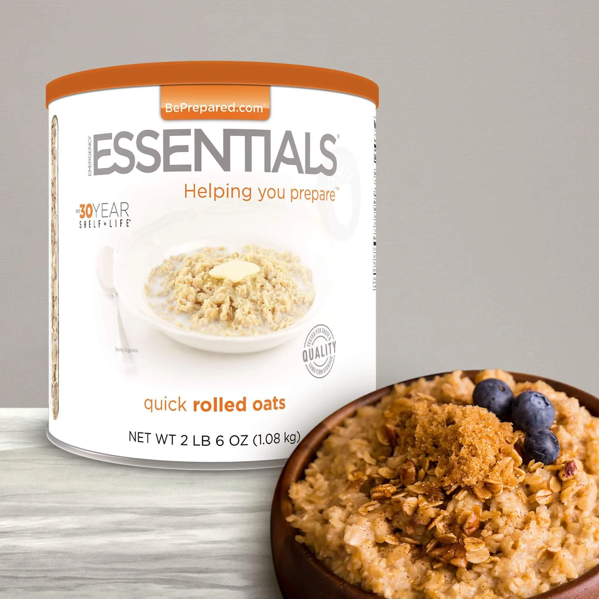 Emergency Essentials® Quick Oats Large #10 Can