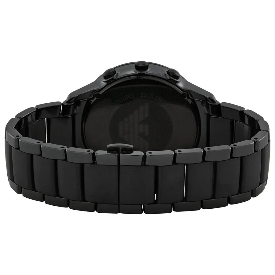 Emporio Armani Ceramica Chronograph Black Dial Men's Watch AR1451