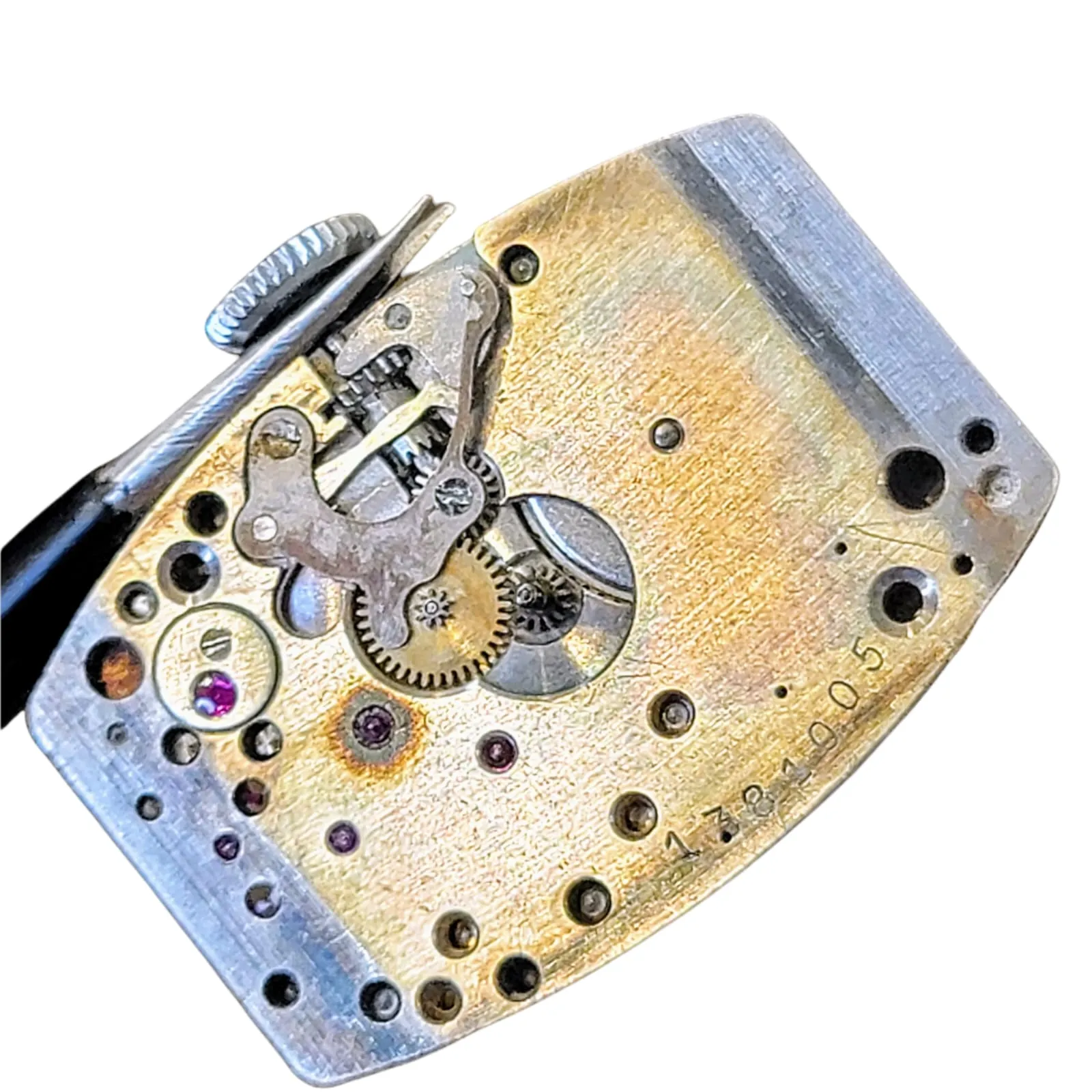 Exceptionally Rare 1920's MARS / Gallet Watch 15 Jewels Sub-Second at 12