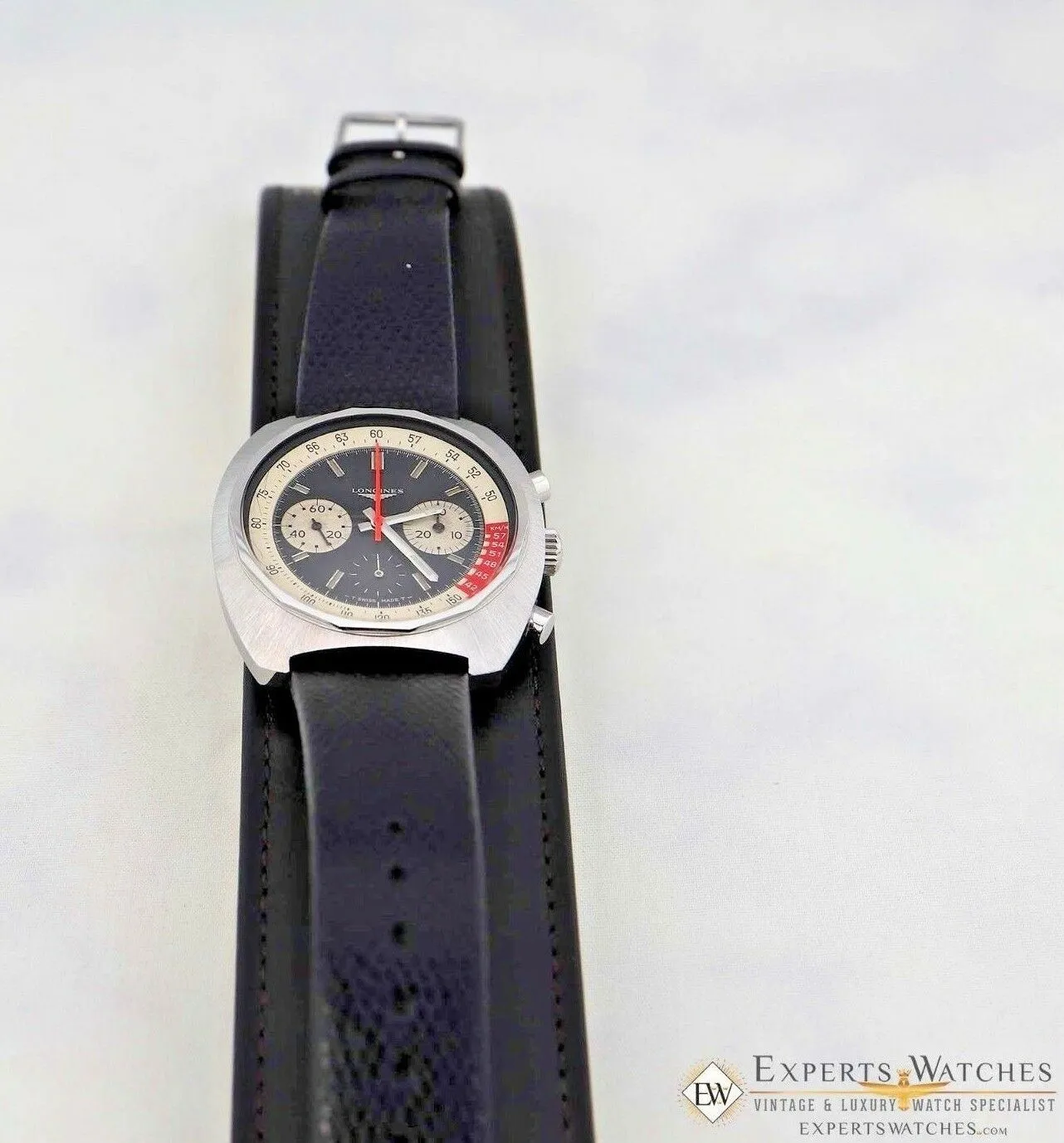 Factory Serviced Vintage LONGINES 8226 Cal 330 Valjoux 72 Chronograph W/Certific