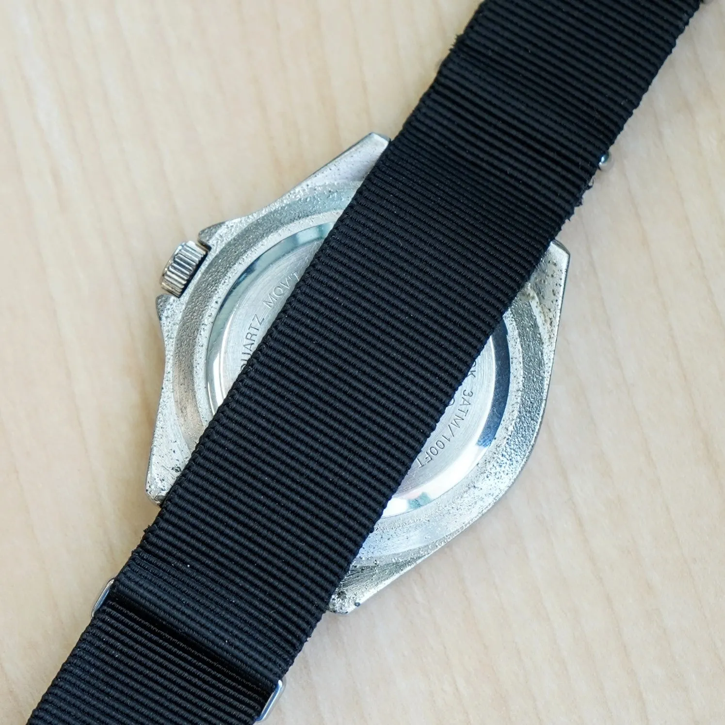 FIELD & STREAM Adventures Watch Black Luminous Dial Vintage Wristwatch 100FT WR
