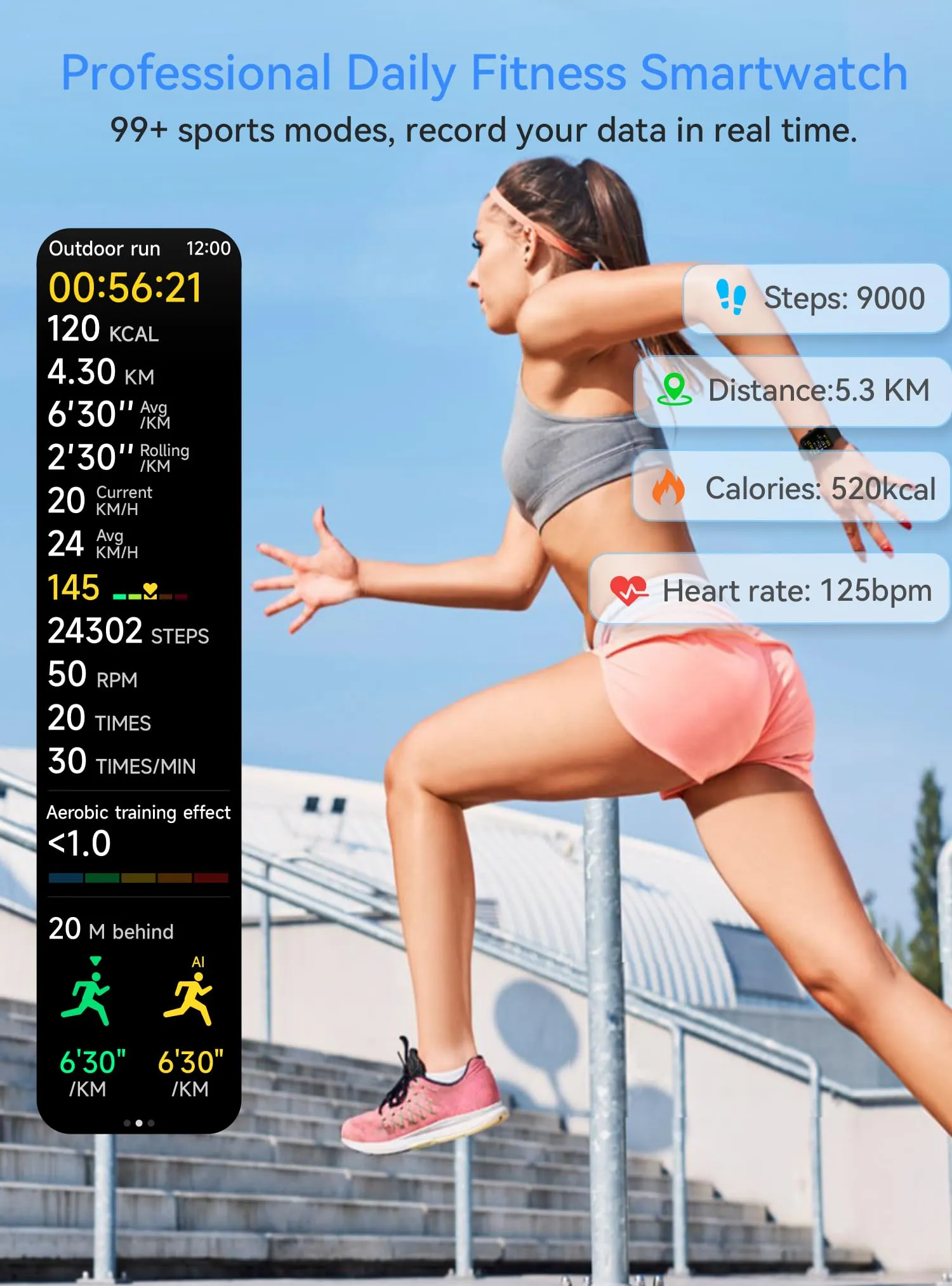Fitness Smart Watch for Men Women with Heart Rate Monitor, Qucian Smartwatch for Android & iOS Phones, Activity Tracker with Alexa, Sleep Monitor, Step Calorie Counter, Bluetooth Call,IP68 Waterproof