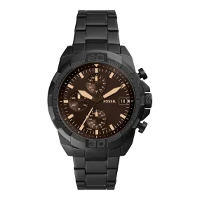 Fossil Bronson Chronograph Quartz Black Dial Men's Watch FS5851