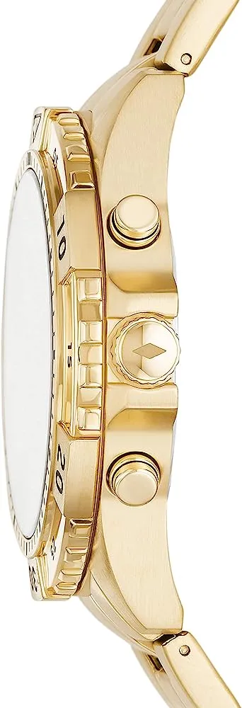 Fossil Garrett Chronograph Quartz Gold Dial Men's Watch FS5772