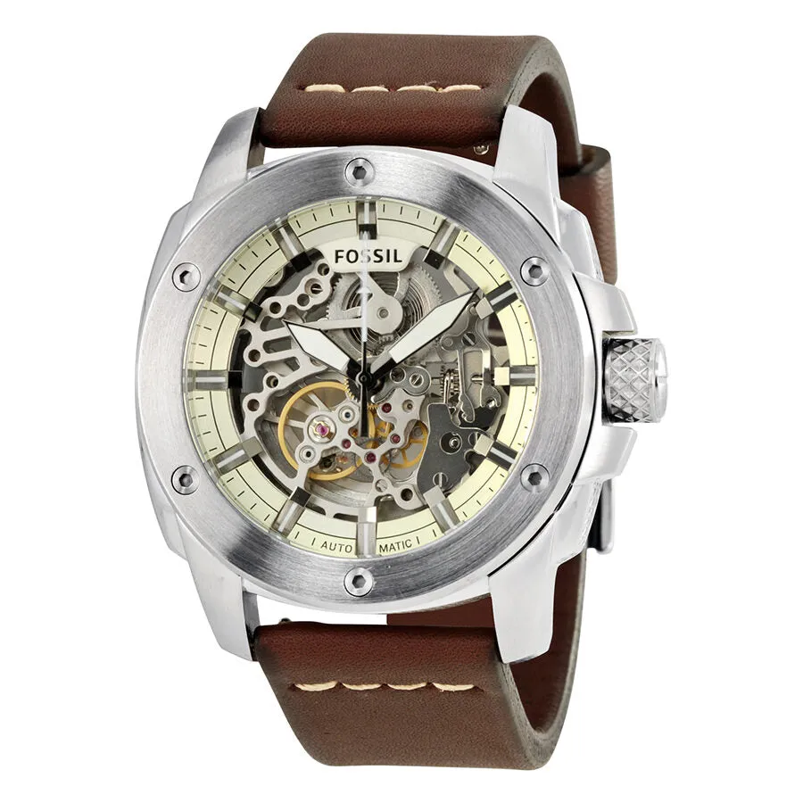 Fossil Modern Machine Automatic Skeleton Dial Men's Watch ME3083