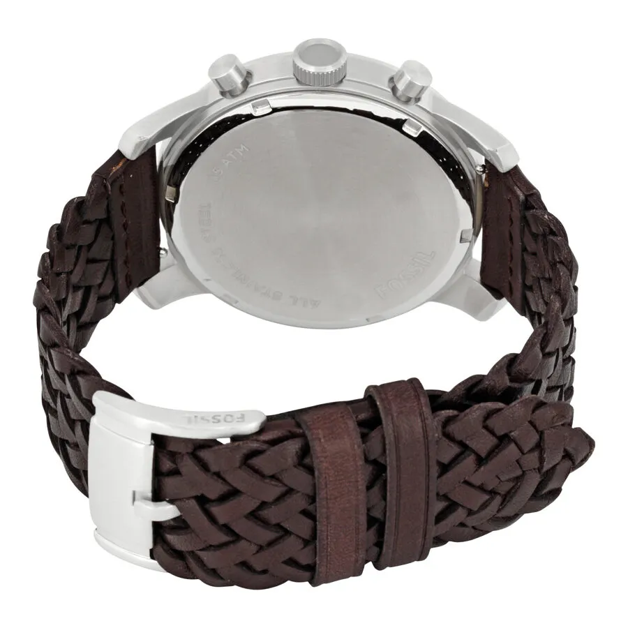 Fossil Pilot 54 Silver Dial Men's Chronograph Watch FS5178