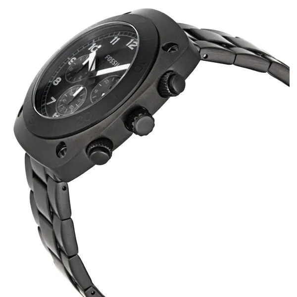 Fossil Sport Chronograph Black Ion-plated Stainless Steel Men's Watch CH2777