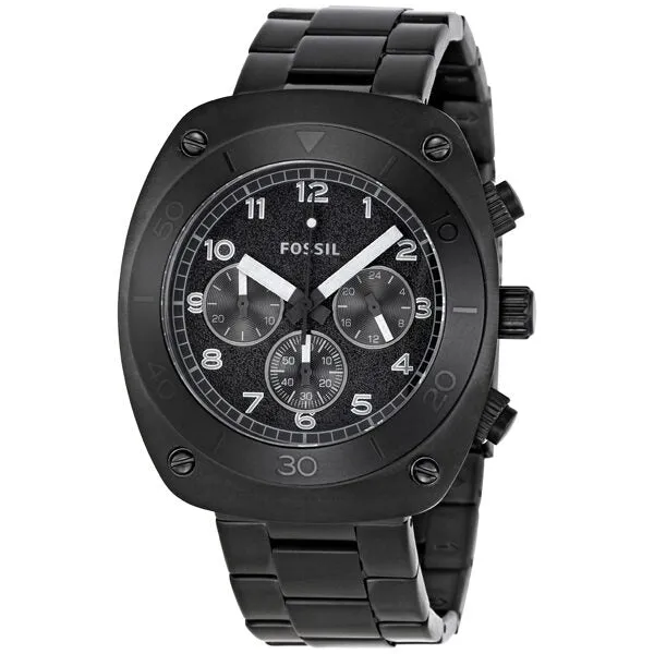 Fossil Sport Chronograph Black Ion-plated Stainless Steel Men's Watch CH2777