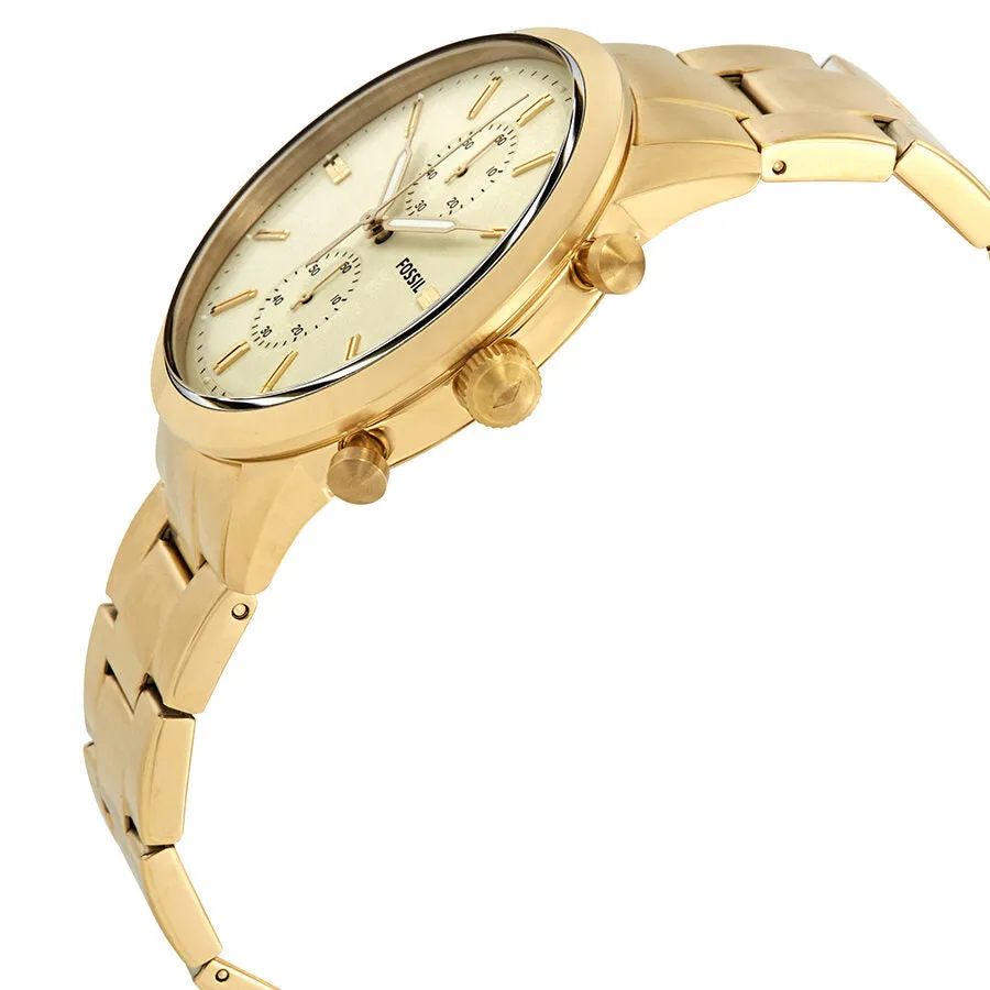 Fossil Townsman Chronograph Cream Dial Men's Watch FS5348