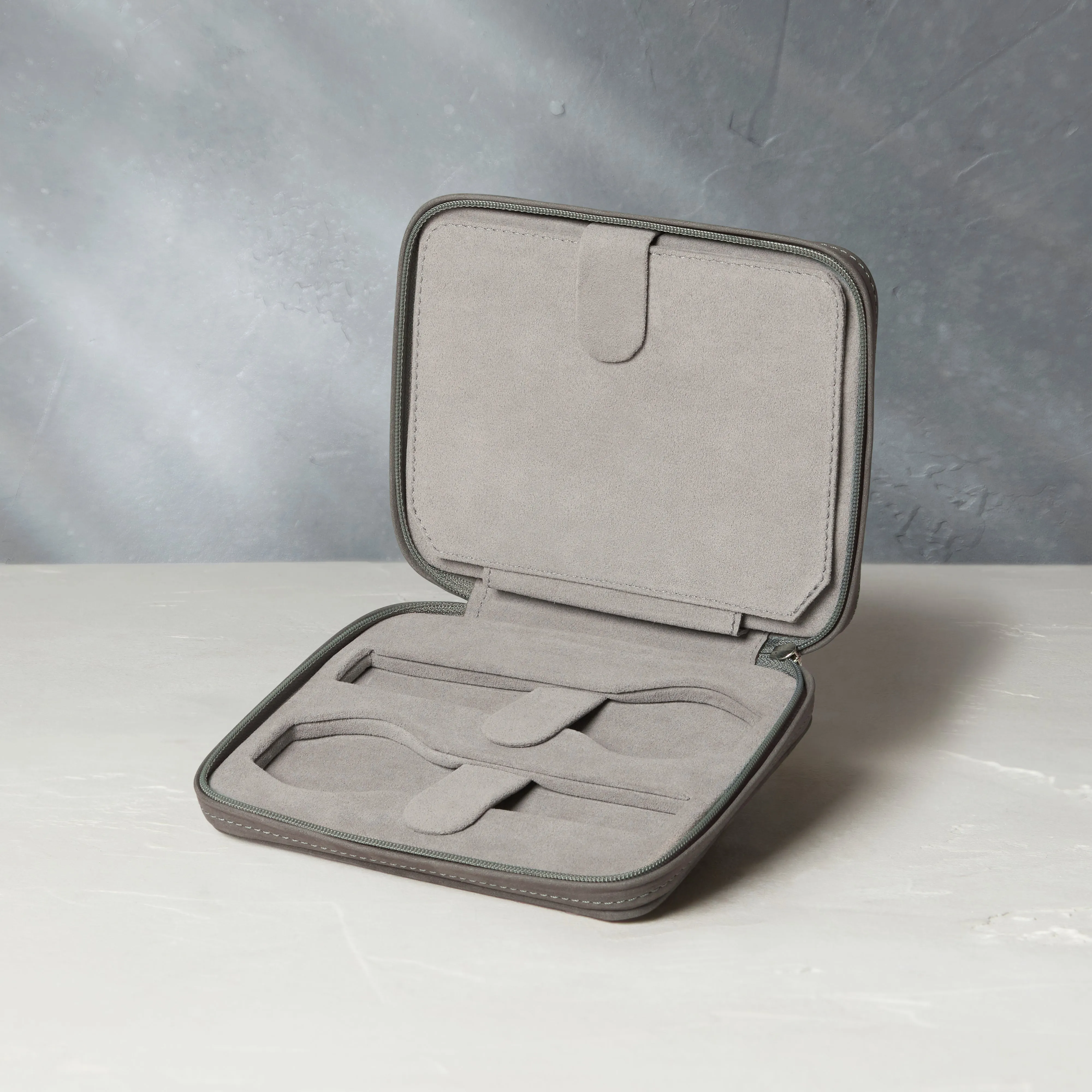 four-watch folio, nubuck
