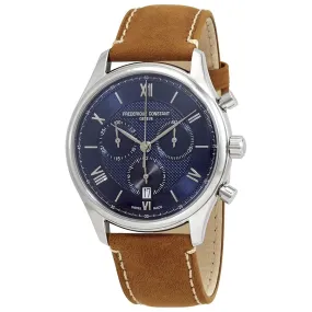 Frederique Constant Classics Chronograph Quartz Blue Dial Men's Watch FC-292MNB5B6