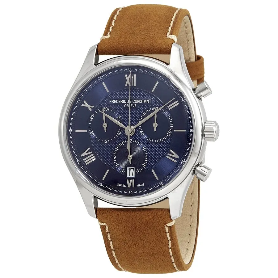 Frederique Constant Classics Chronograph Quartz Blue Dial Men's Watch FC-292MNB5B6