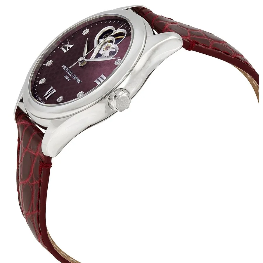 Frederique Constant Double Heart Beat Automatic Diamond Ladies Watch FC-310BRGDHB3B6