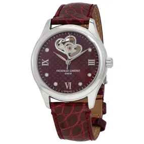 Frederique Constant Double Heart Beat Automatic Diamond Ladies Watch FC-310BRGDHB3B6