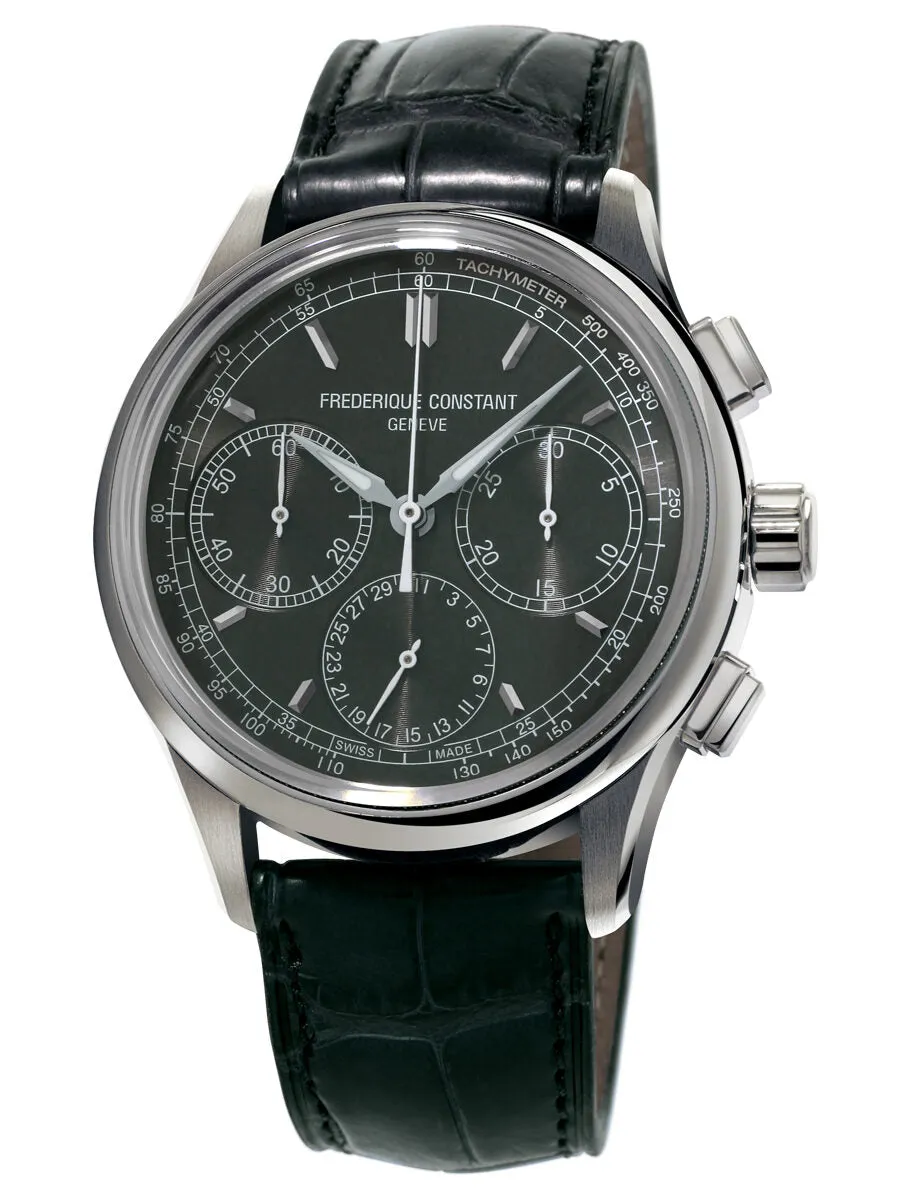 Frederique Constant Flyback Chronograph Automatic Black Dial Men's Watch FC-760DG4H6