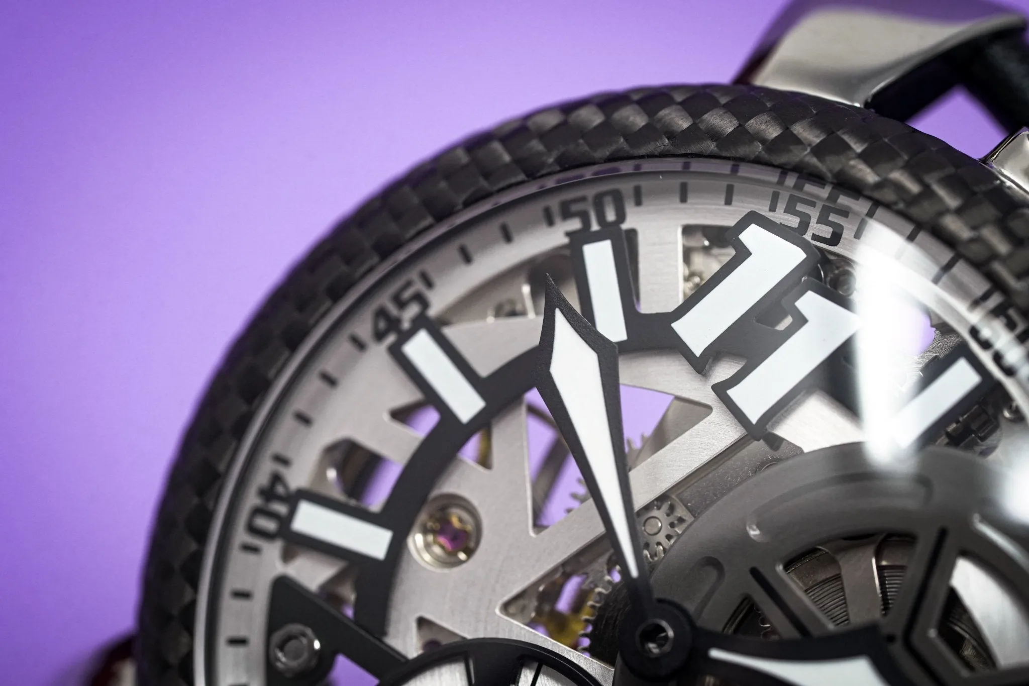 Gaga Milano Watch Neymar Jr. Skeleton Steel Carbon Limited Edition