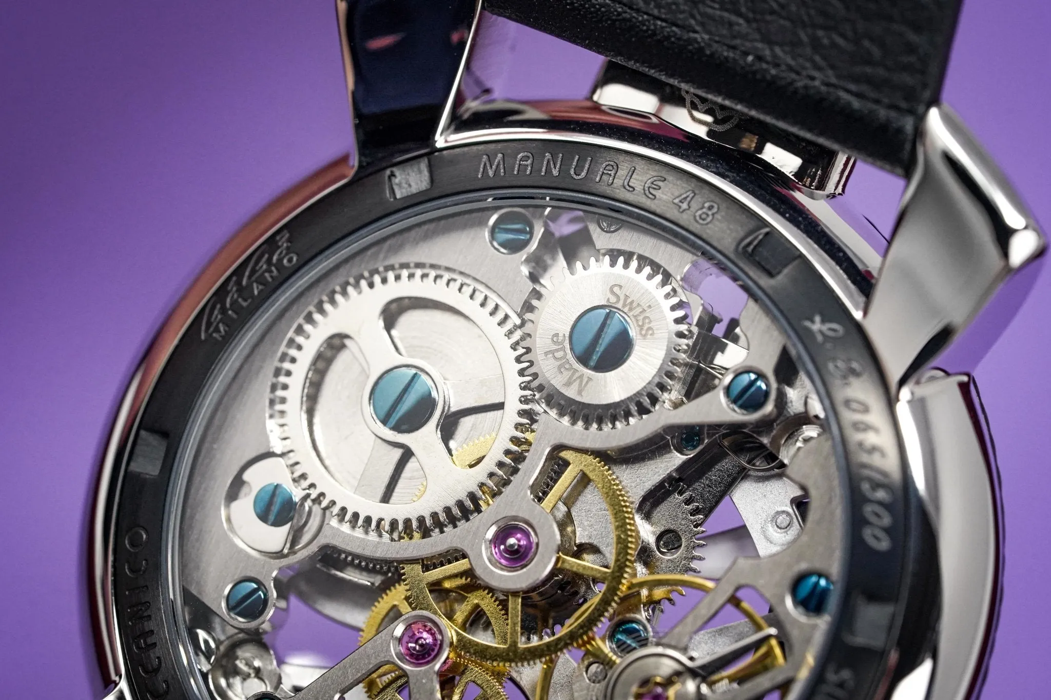 Gaga Milano Watch Neymar Jr. Skeleton Steel Carbon Limited Edition