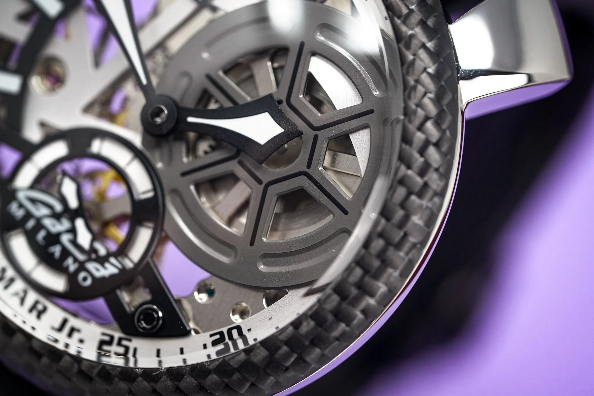 Gaga Milano Watch Neymar Jr. Skeleton Steel Carbon Limited Edition