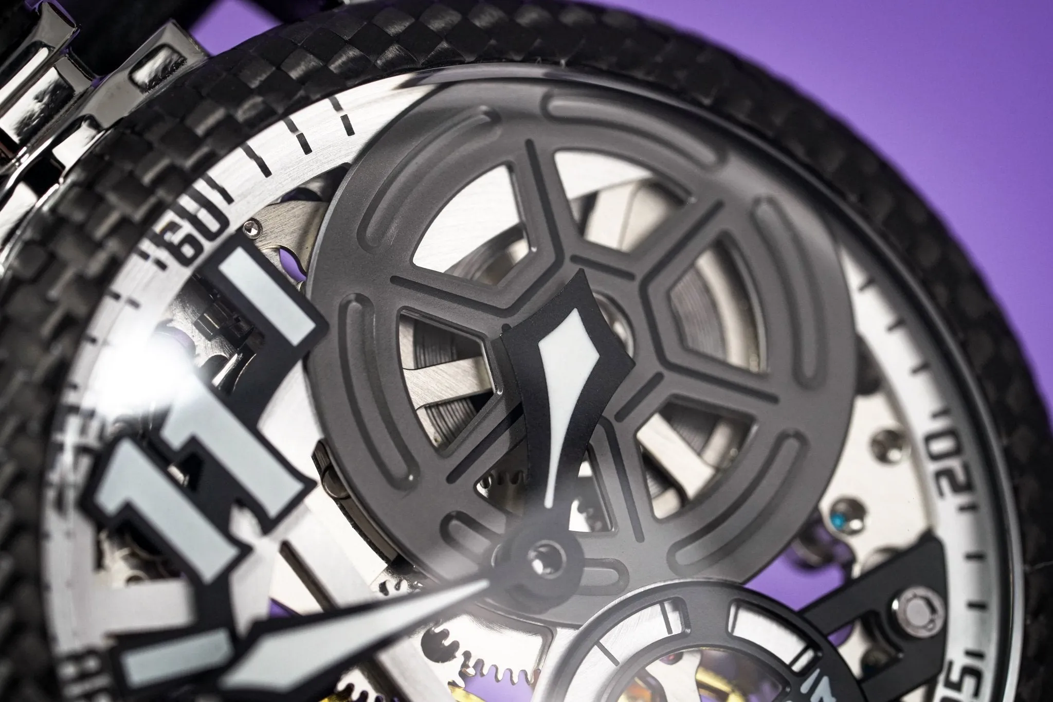 Gaga Milano Watch Neymar Jr. Skeleton Steel Carbon Limited Edition