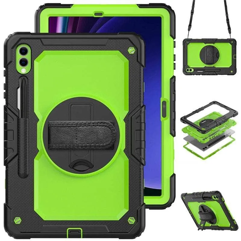 Galaxy Tab S9 Shockproof Shoulder Strap Case