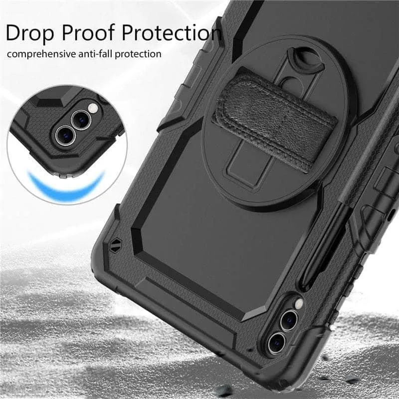 Galaxy Tab S9 Shockproof Shoulder Strap Case