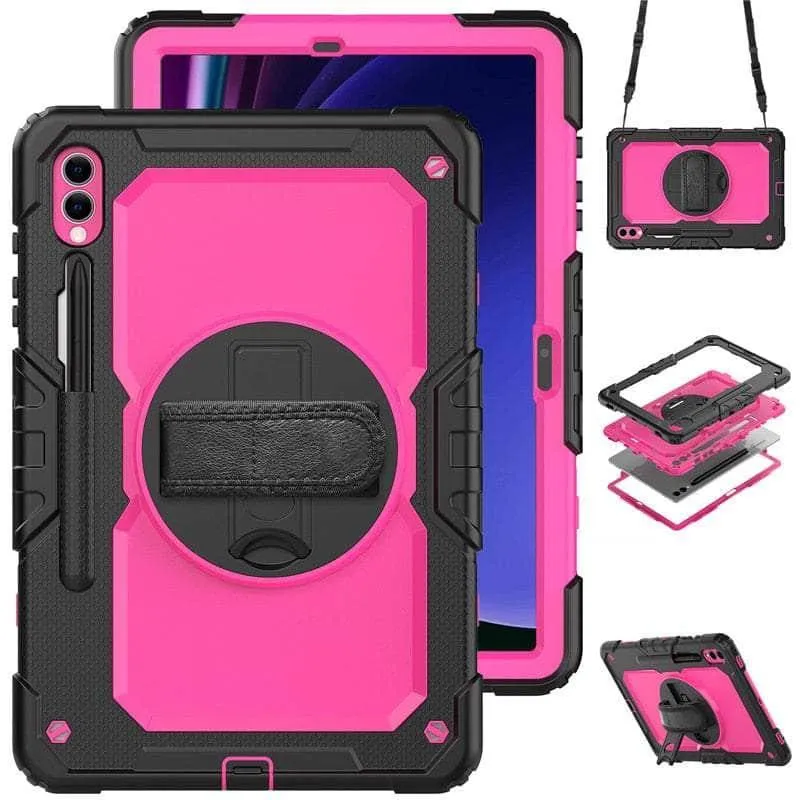 Galaxy Tab S9 Shockproof Shoulder Strap Case