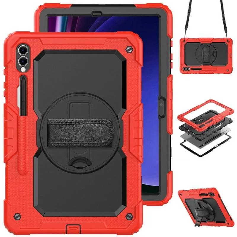 Galaxy Tab S9 Shockproof Shoulder Strap Case