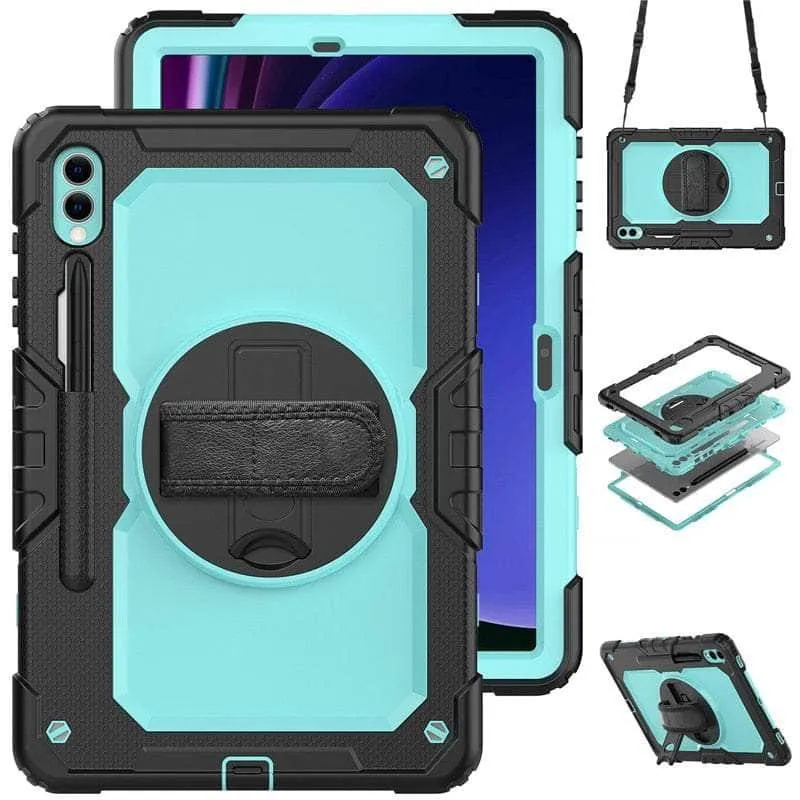 Galaxy Tab S9 Shockproof Shoulder Strap Case
