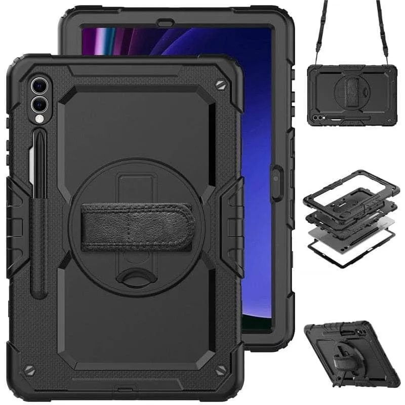 Galaxy Tab S9 Shockproof Shoulder Strap Case