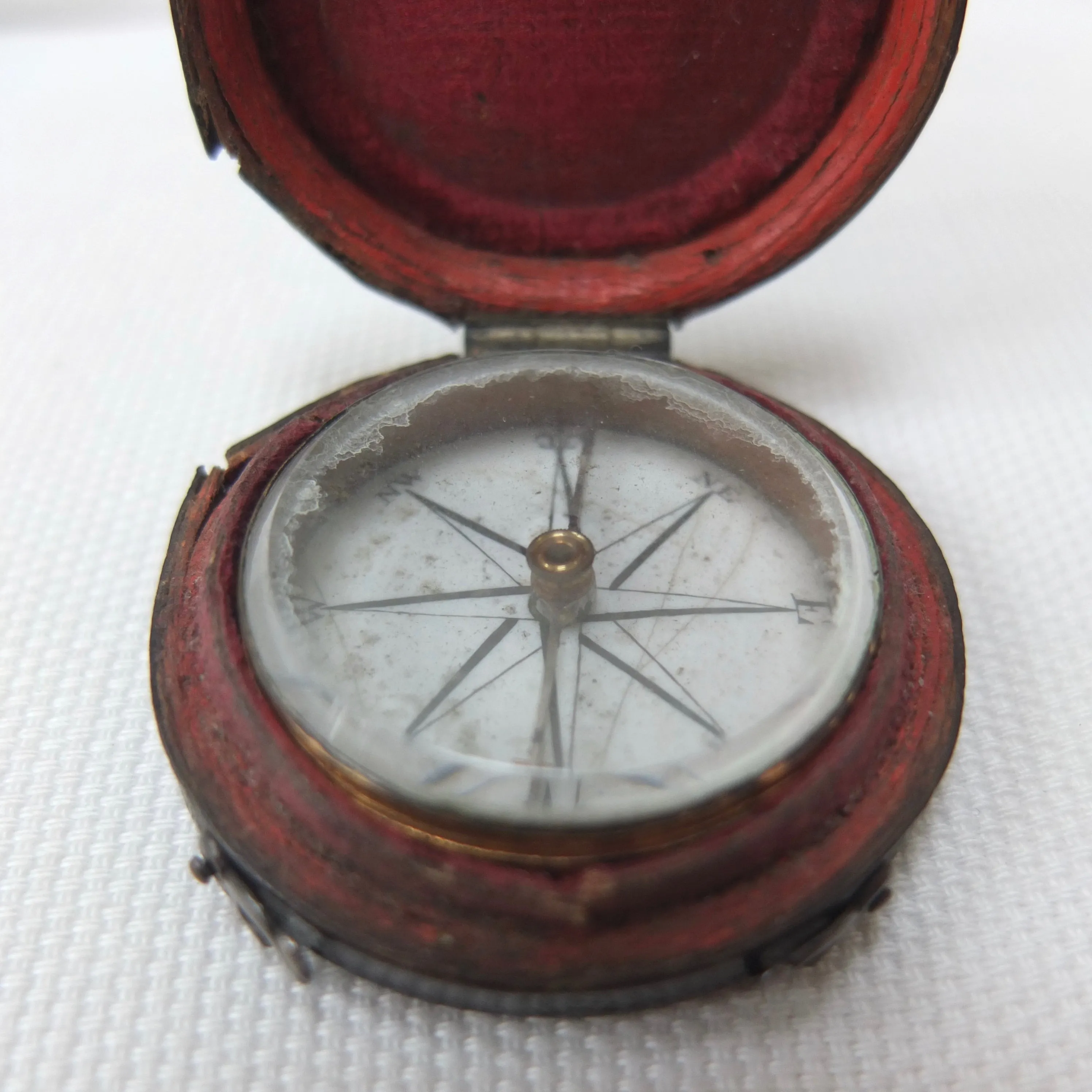 Georgian Pocket Compass & Case c.1790