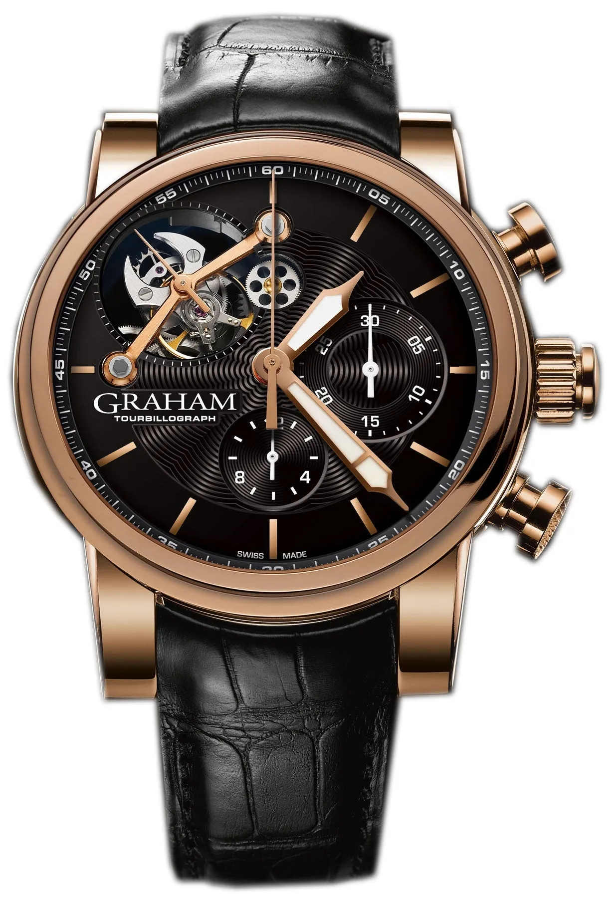 Graham Watch Silverstone Tourbillograph Woodcote Gold Limited Edition
