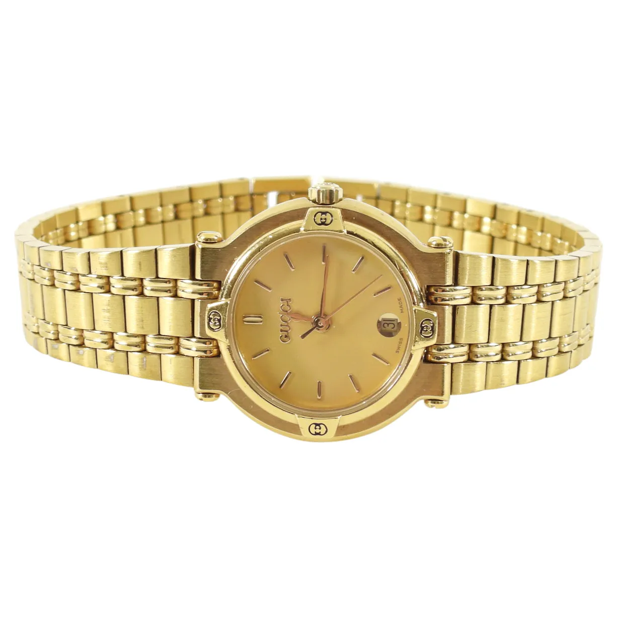 Gucci Vintage Yellow Gold Plated Ladies 9200L Watch