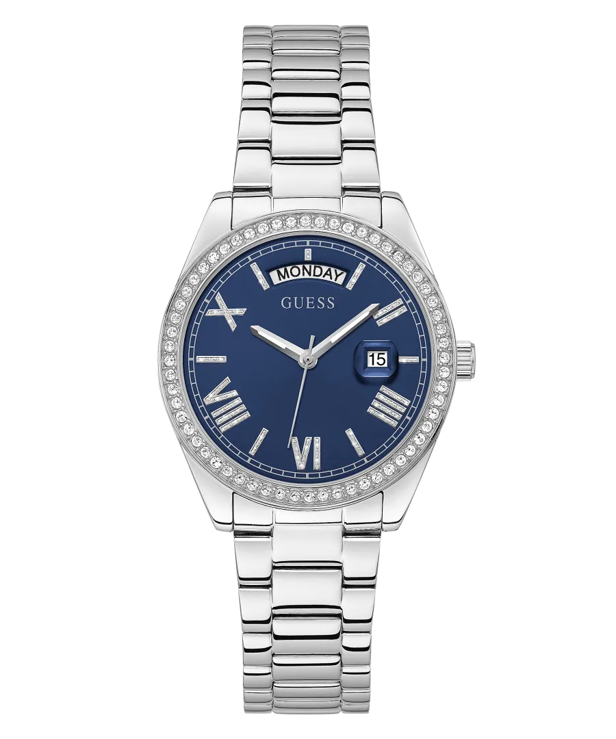 Guess GW0307L1 Silver Tone Stainless Steel Watch Unisex