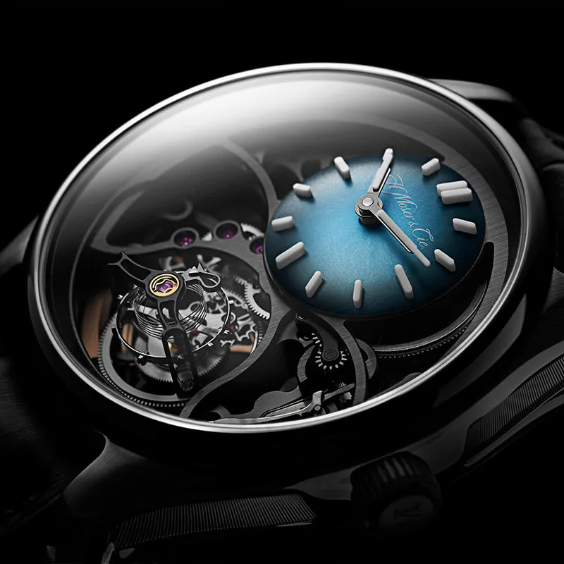 H. MOSER & CIE. PIONEER CYLINDRICAL TOURBILLON SKELETON