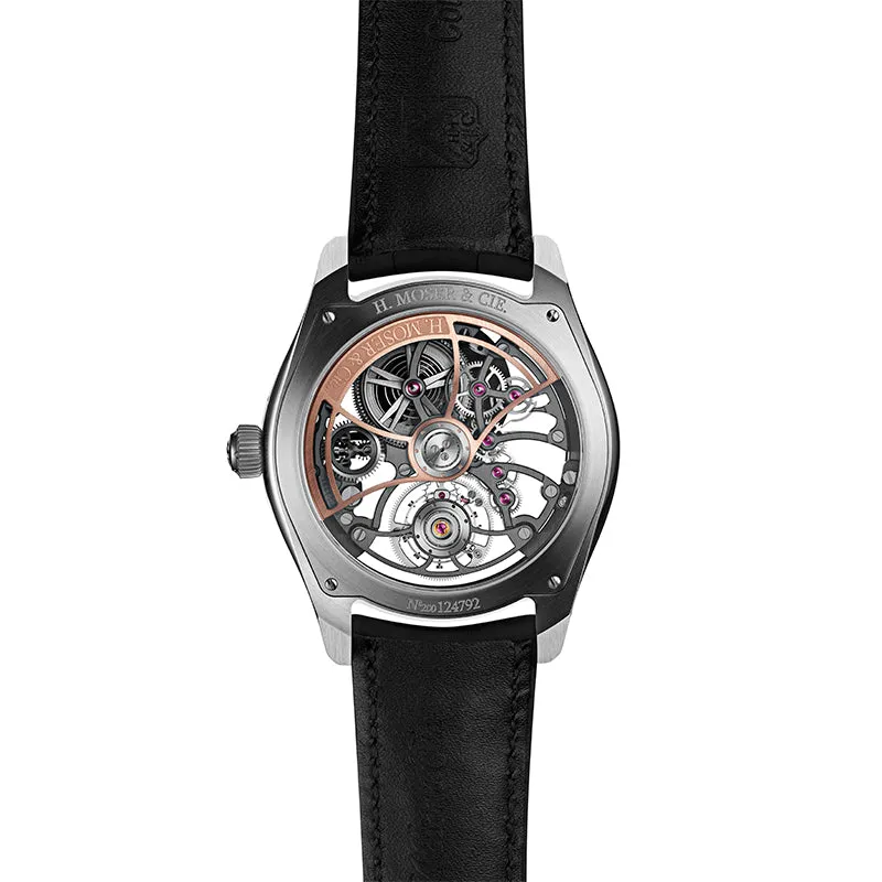 H. MOSER & CIE. PIONEER CYLINDRICAL TOURBILLON SKELETON